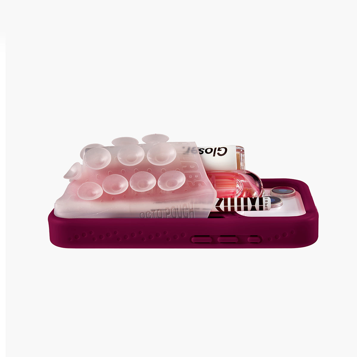 Dark Cherry/Clear